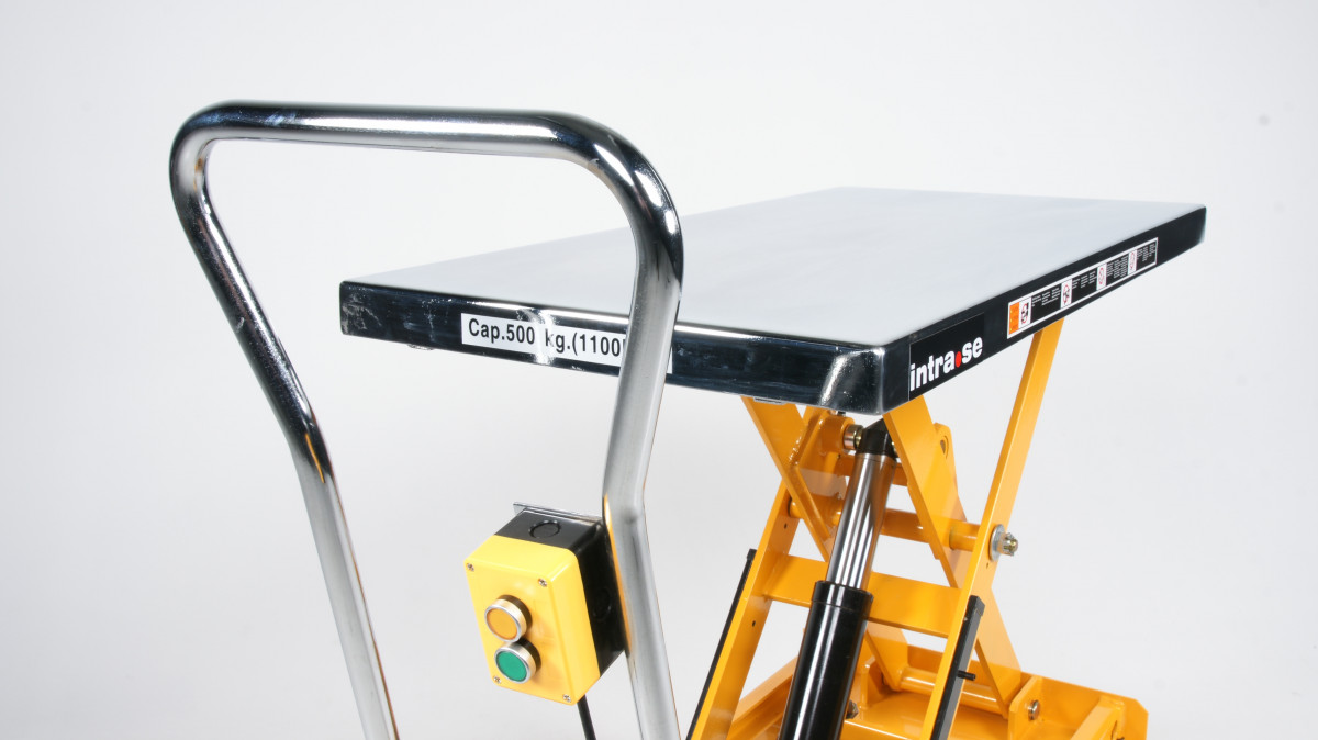 Elektrinis pakėlimo stalas ant ratukų