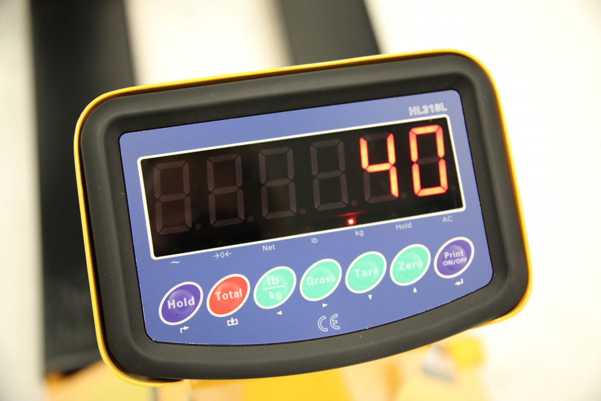 Palečių vežimėlis su svarstyklėmis (keltuvas)ACW20S