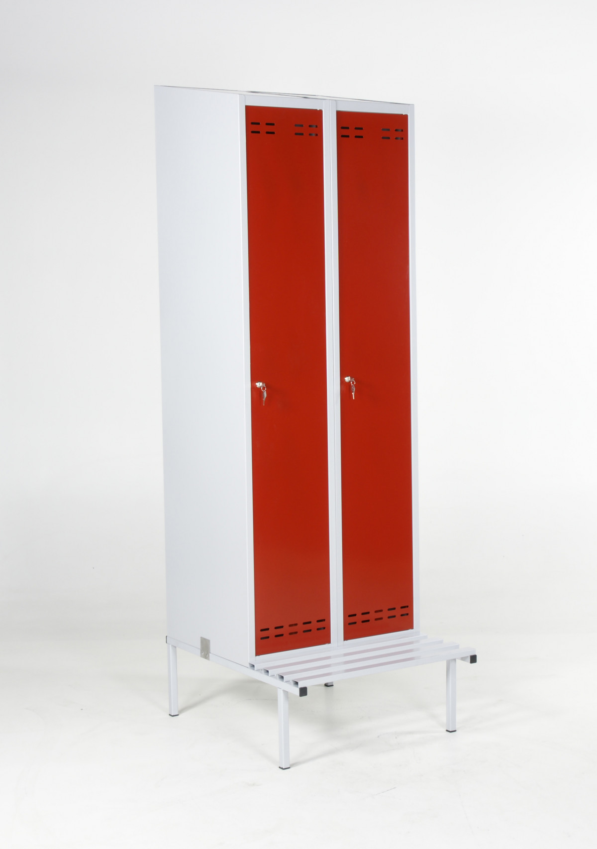 Dviejų skyrių persirengimo spintelė