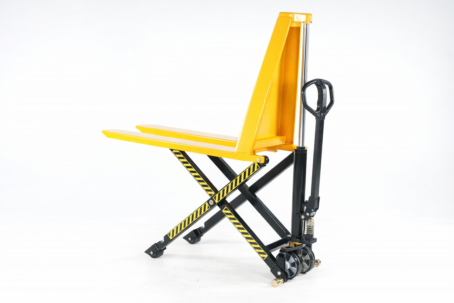 Rankinis žirklinis palečių keltuvas