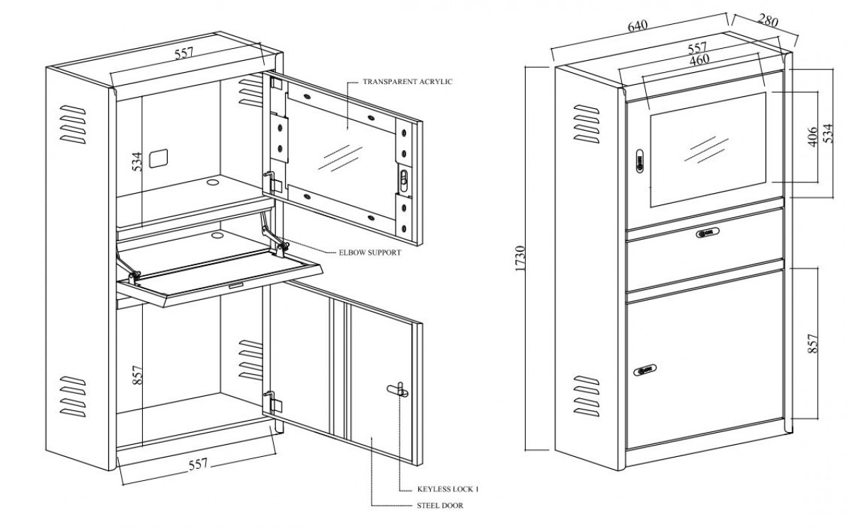 Kompiuterio spintelė 71152