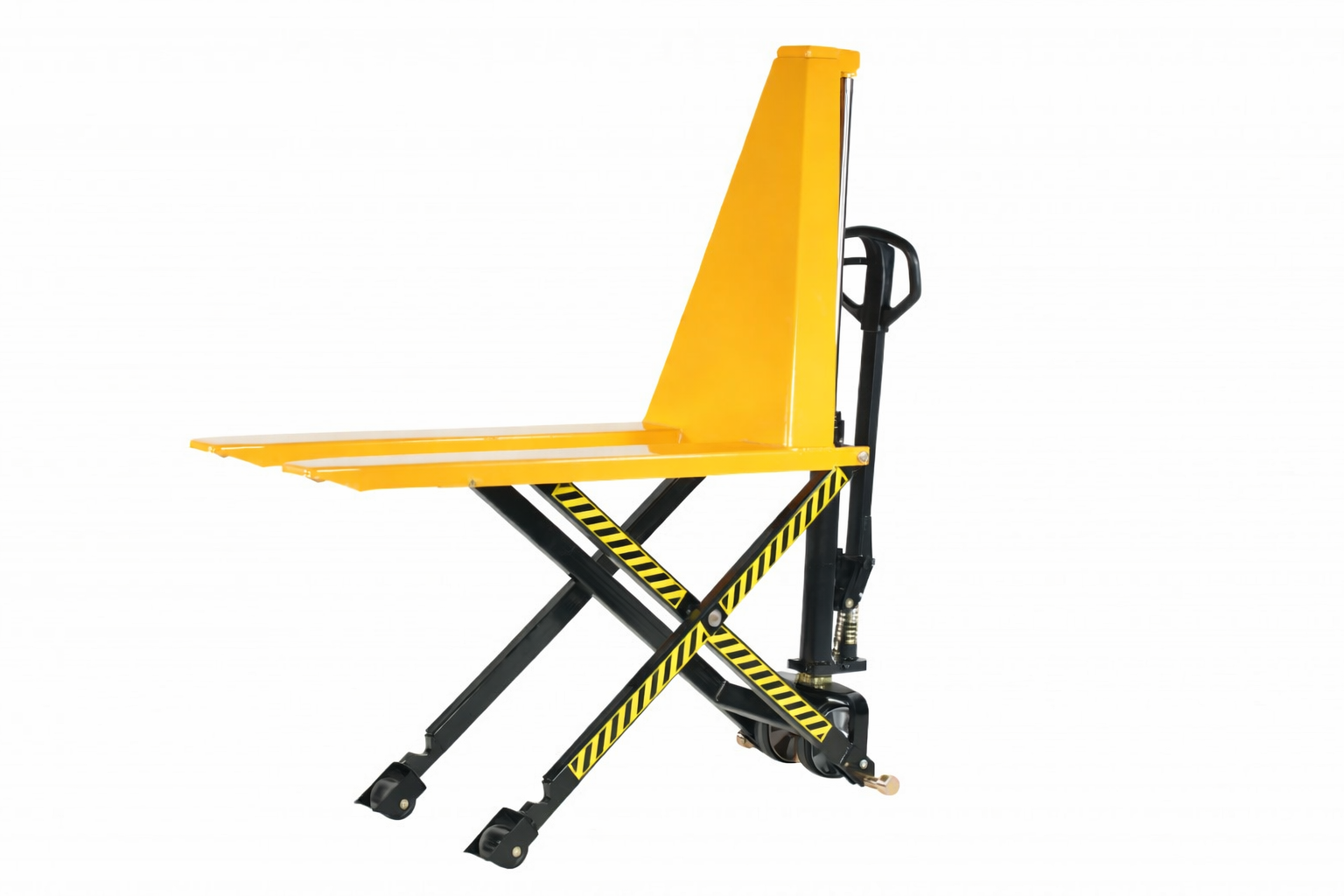 Rankinis žirklinis palečių keltuvas